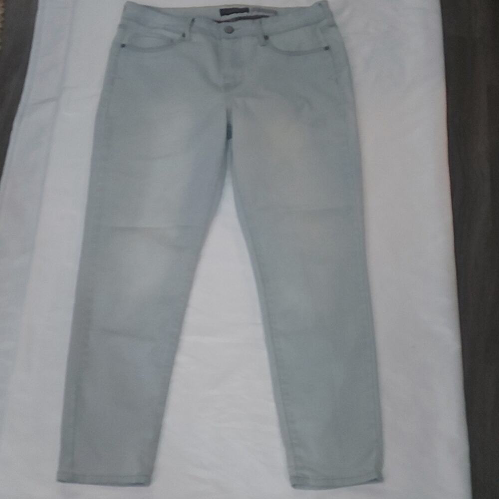 Aeropostale High Waist Ankle Light Blue Jeggings 10R Boho Festival Minimalist